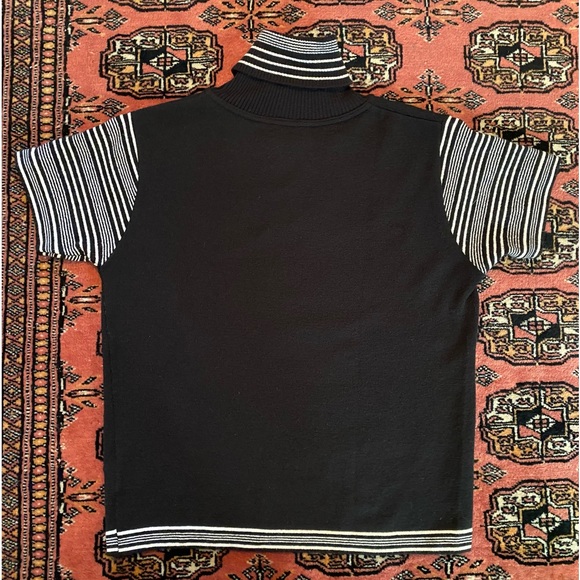 Vintage Versace Turtleneck Short Sleeve Sweater - Picture 9 of 9